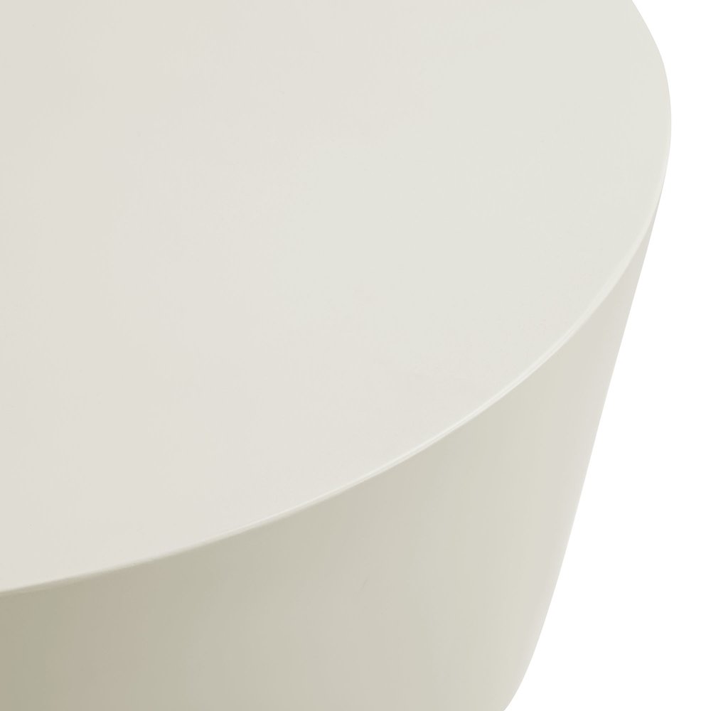 Brion Round Indoor - Outdoor Patio Concrete Coffee Table. Picture 6