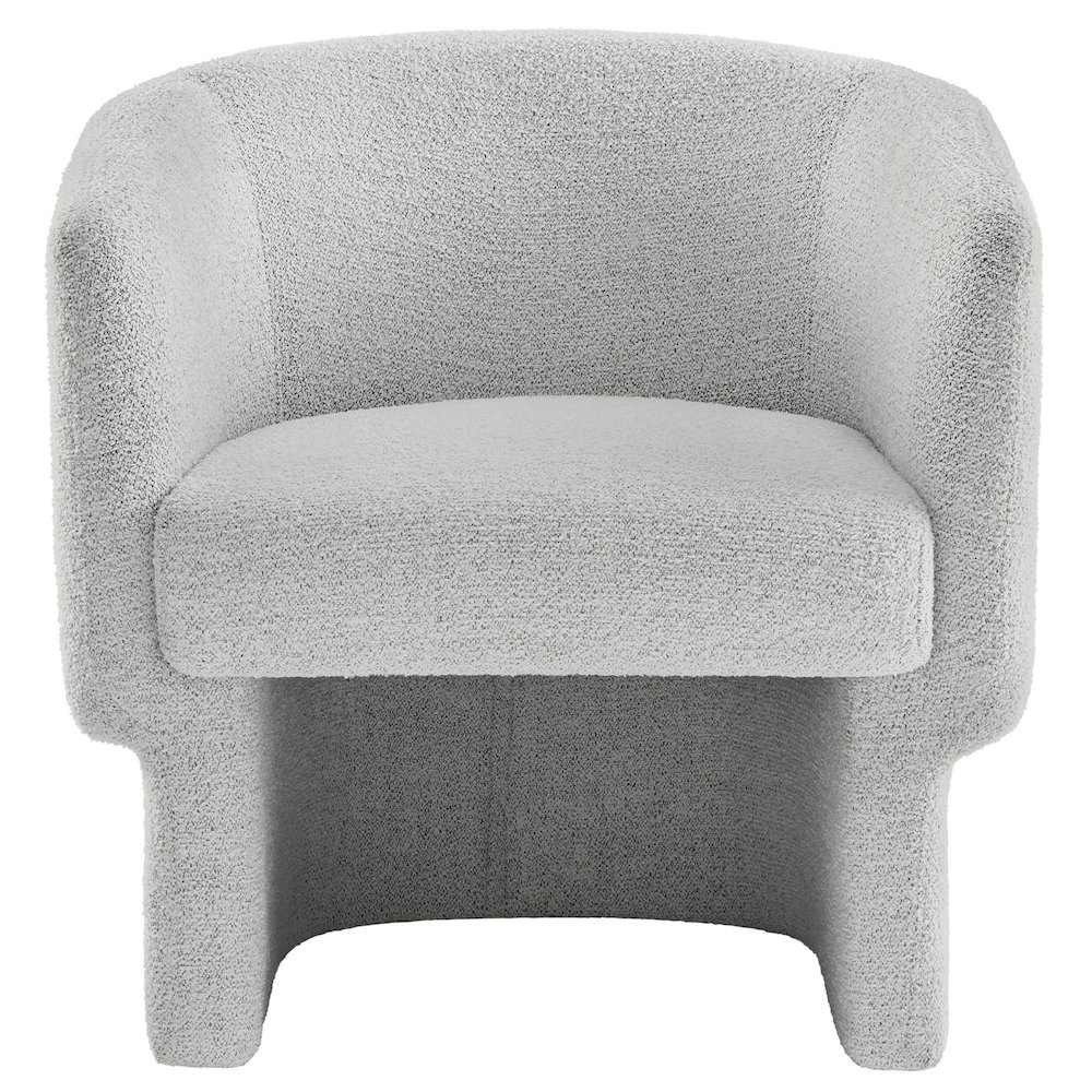 Muse Boucle Fabric Barrel Accent Chair. Picture 6