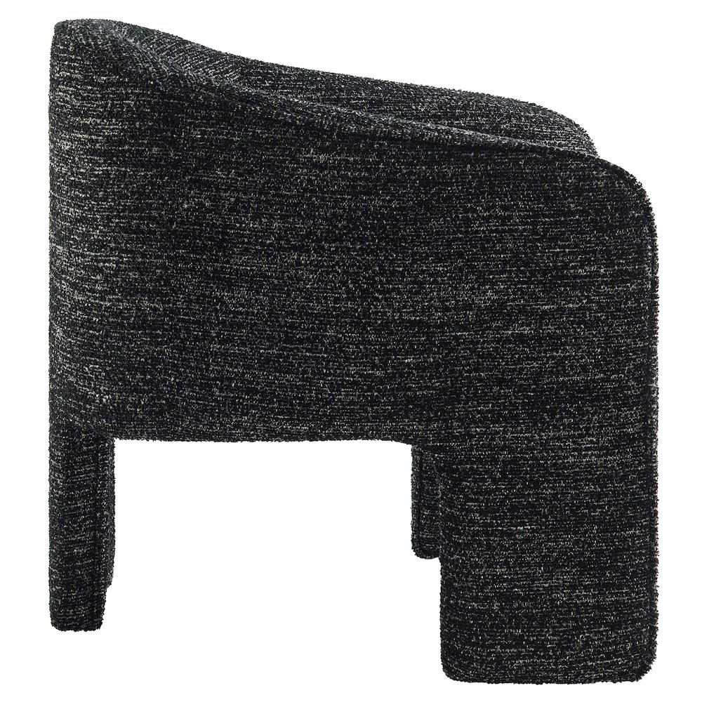 Greer Boucle Fabric Upholstered Accent Armchair. Picture 4