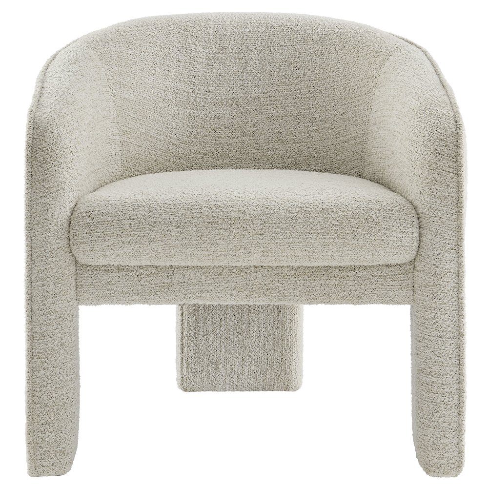 Greer Boucle Fabric Upholstered Accent Armchair. Picture 6