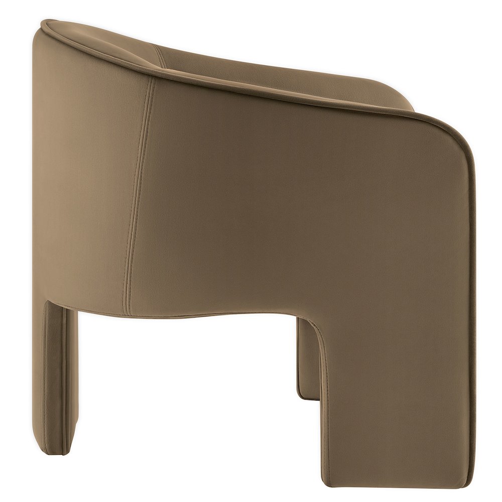 Greer Performance Velvet Upholstered Accent Armchair. Picture 4