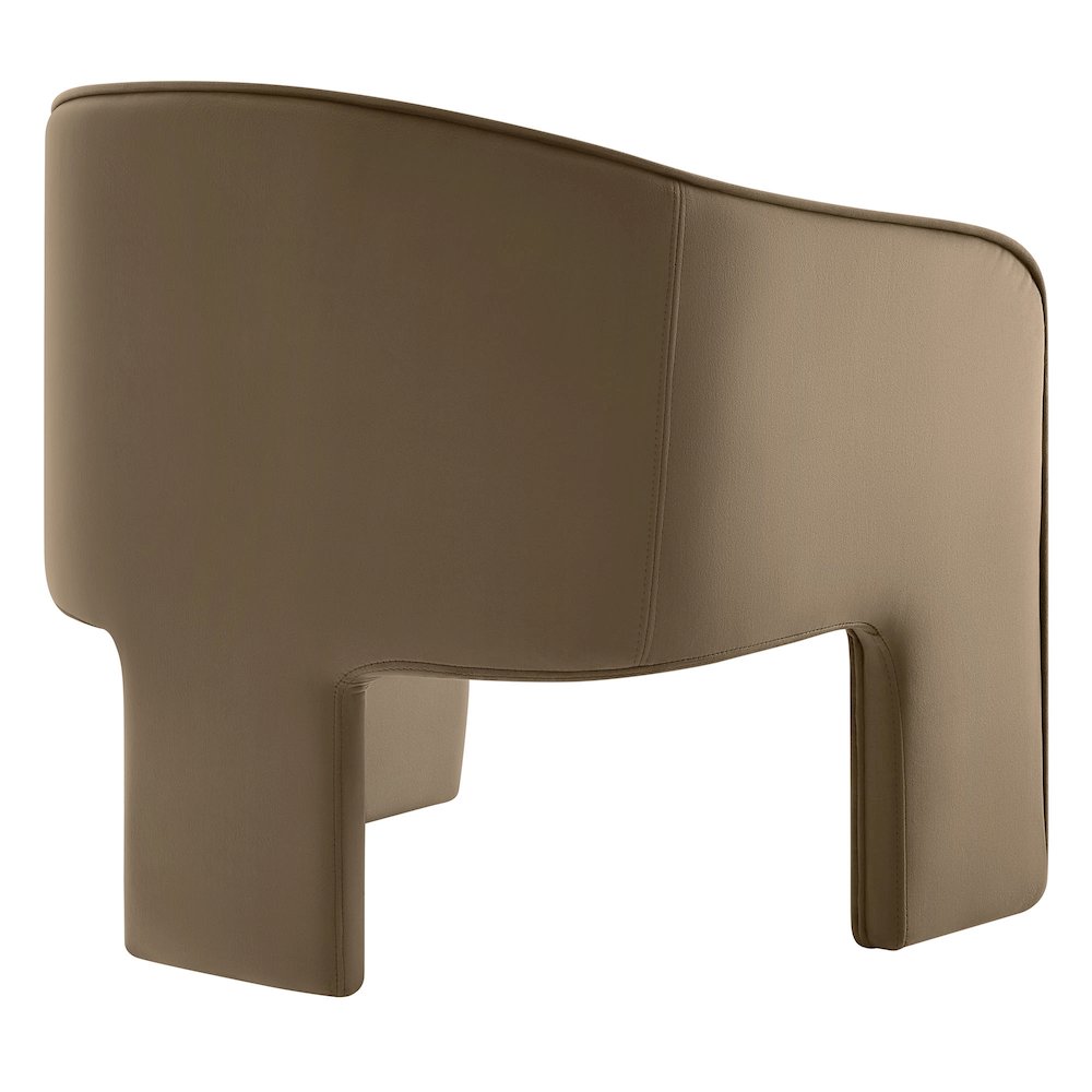 Greer Performance Velvet Upholstered Accent Armchair. Picture 5