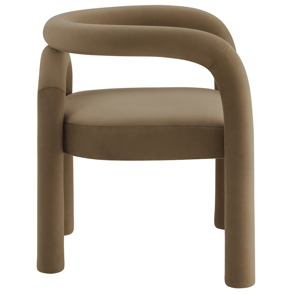 Astrid Performance Velvet Dining Chair. Picture 4