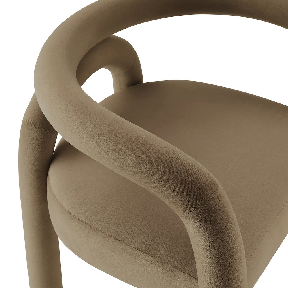 Astrid Performance Velvet Dining Chair. Picture 7