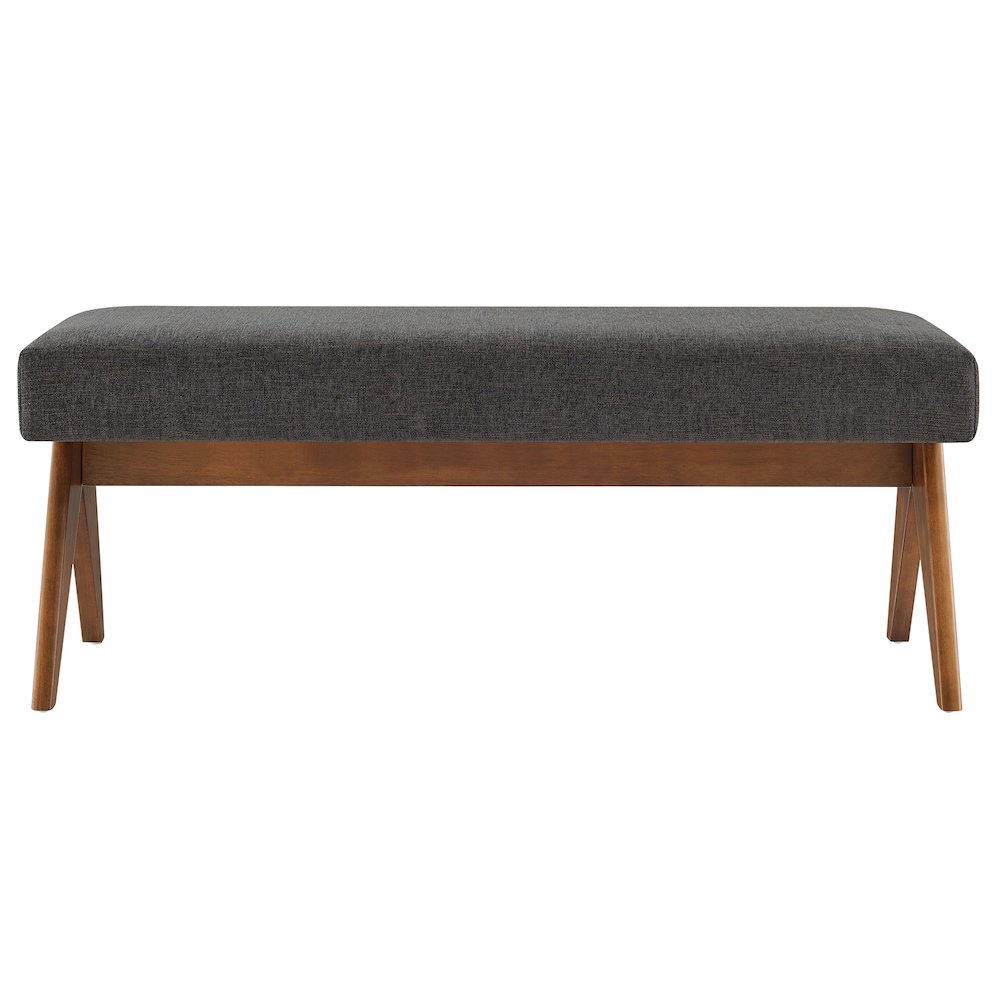 Lyra 47" Fabric Upholstered Bench. Picture 5