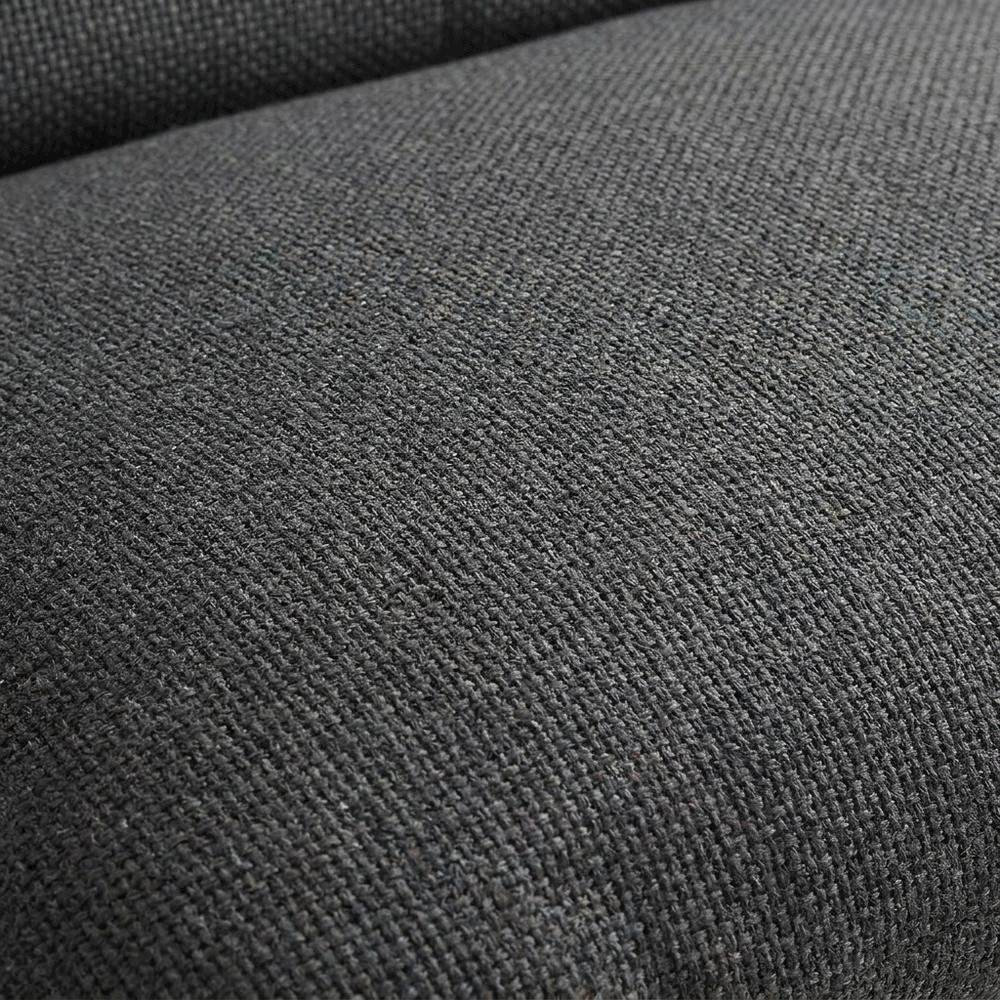 Boucle Sling Outdoor Patio Chair for Deck, Porch, and Accent Seating, Charcoal. Picture 6