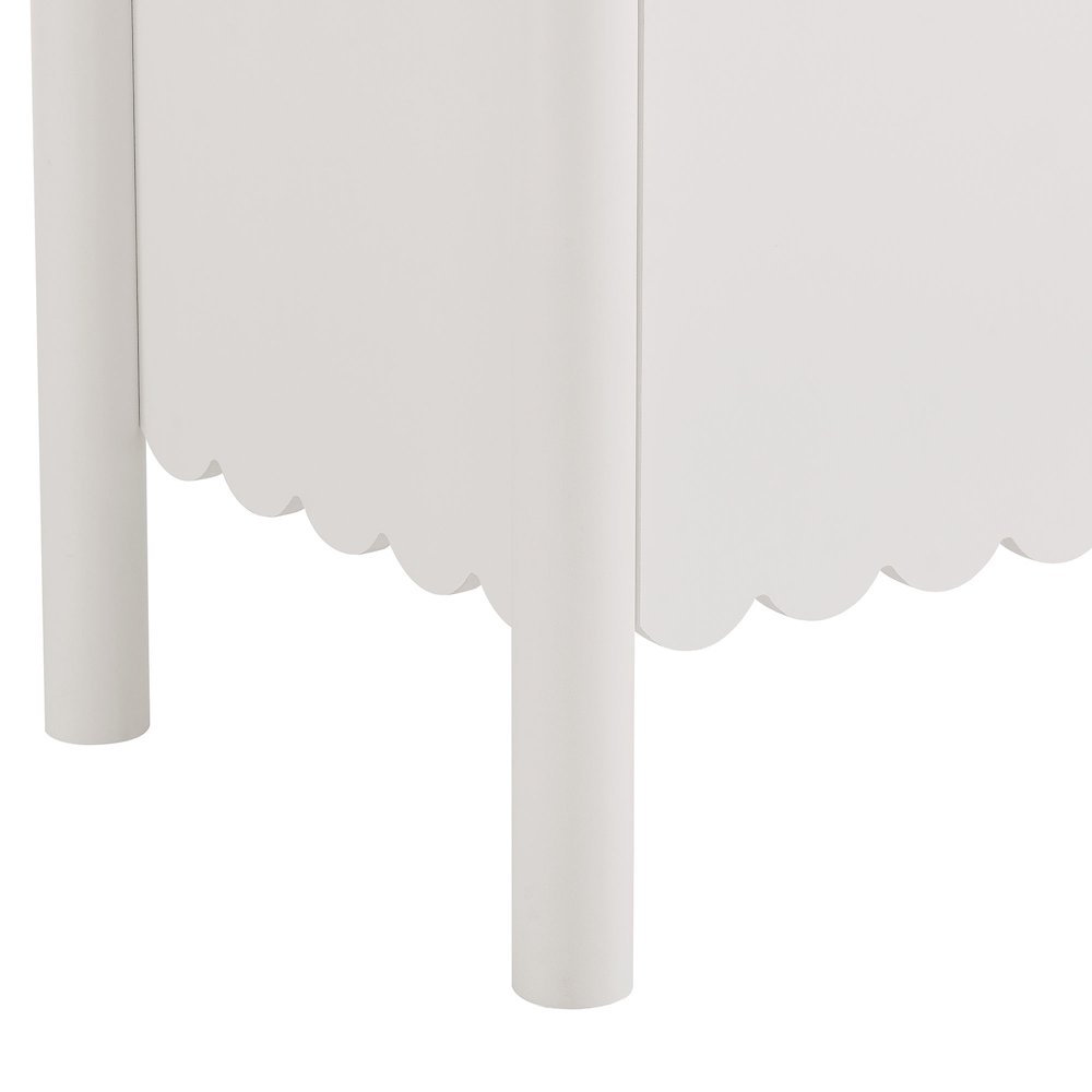 Emmeline 66" 4-Door Scalloped Sideboard Cabinet. Picture 7