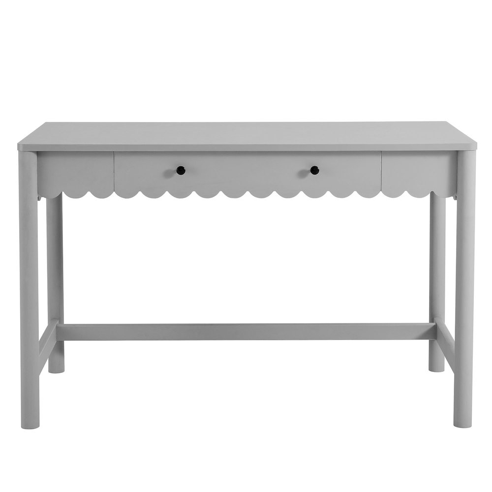 Emmeline 1-Drawer Scallop Writing Desk. Picture 6