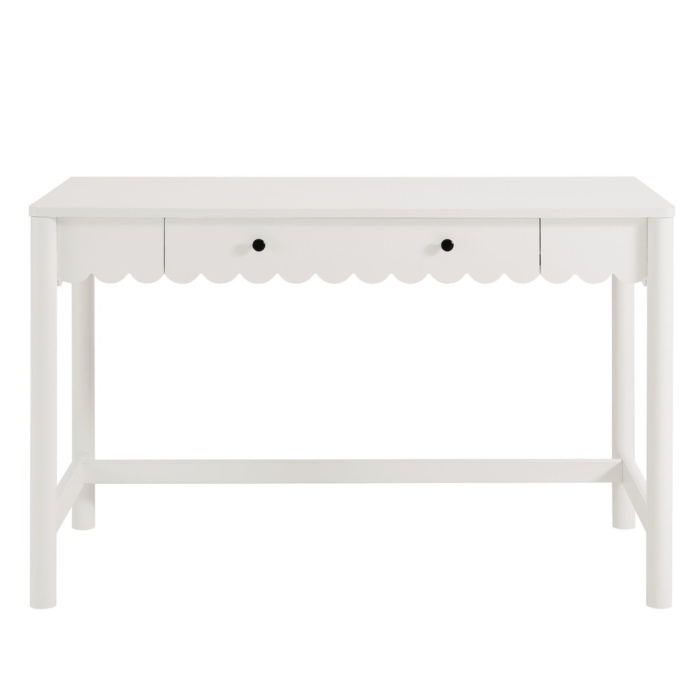 Emmeline 1-Drawer Scallop Writing Desk. Picture 6