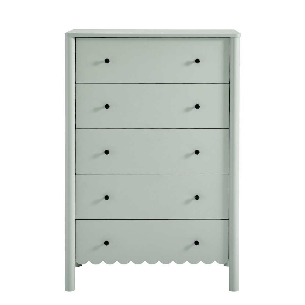 Emmeline Scalloped 5-Drawer Chest. Picture 5