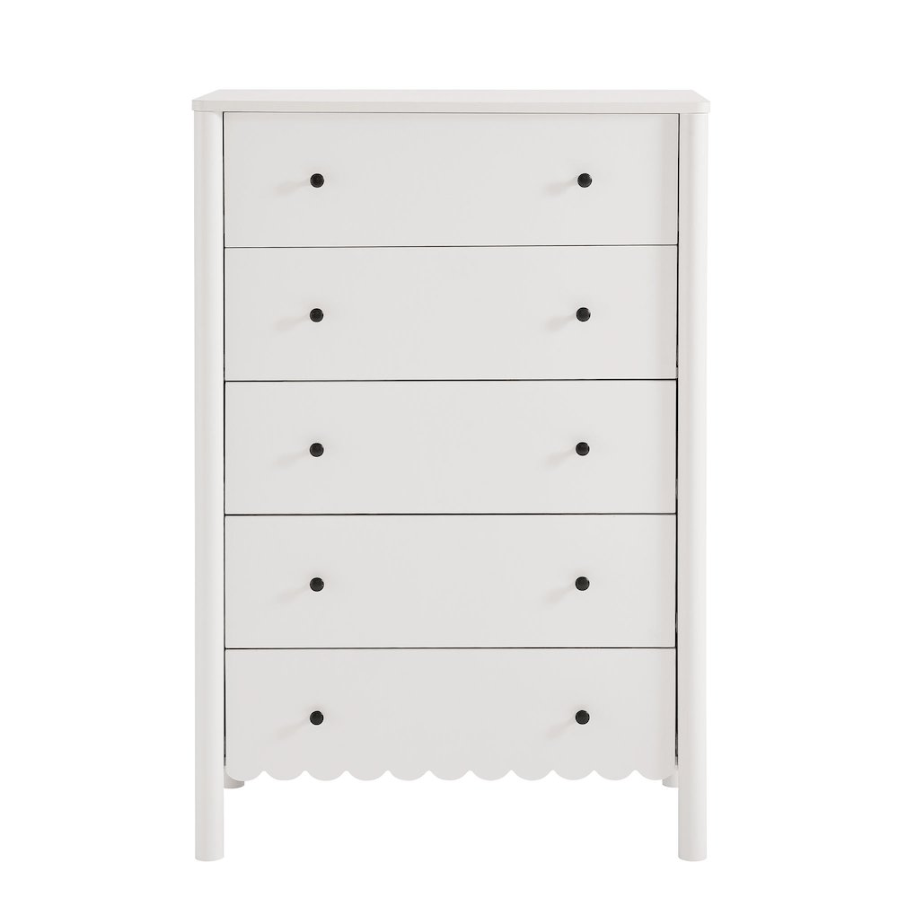 Emmeline Scalloped 5-Drawer Chest. Picture 5