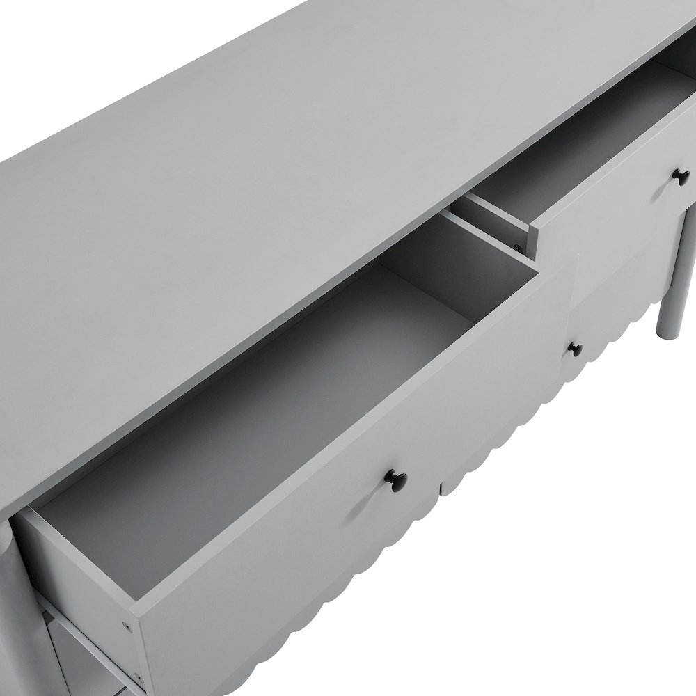 Emmeline Scalloped 6-Drawer Dresser. Picture 7