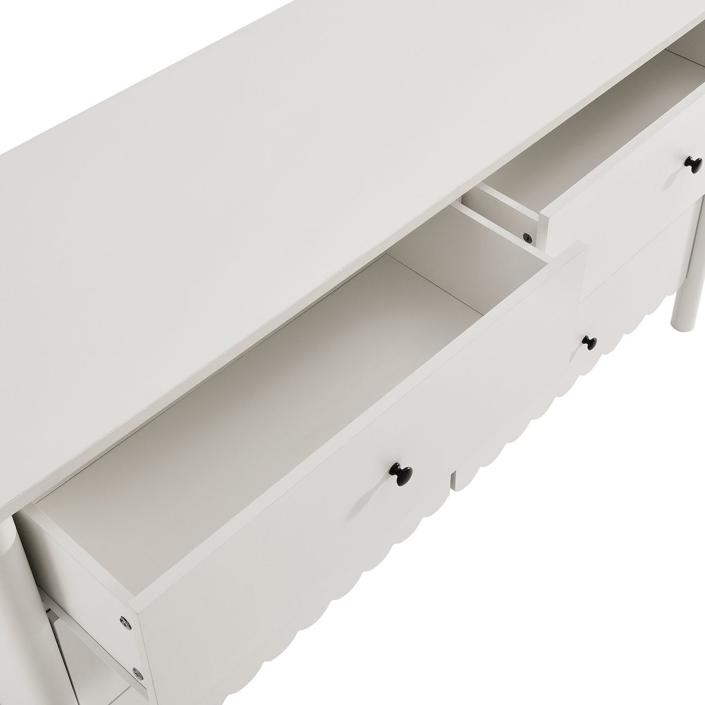 Emmeline Scalloped 6-Drawer Dresser. Picture 7