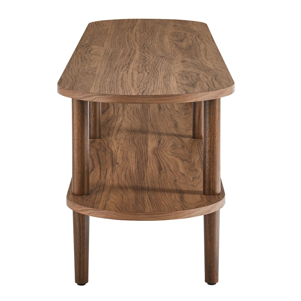 Torus Oval Wood TV Stand. Picture 4