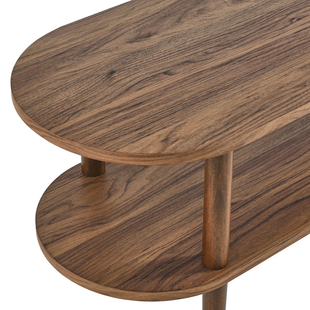 Torus Oval Wood TV Stand. Picture 7