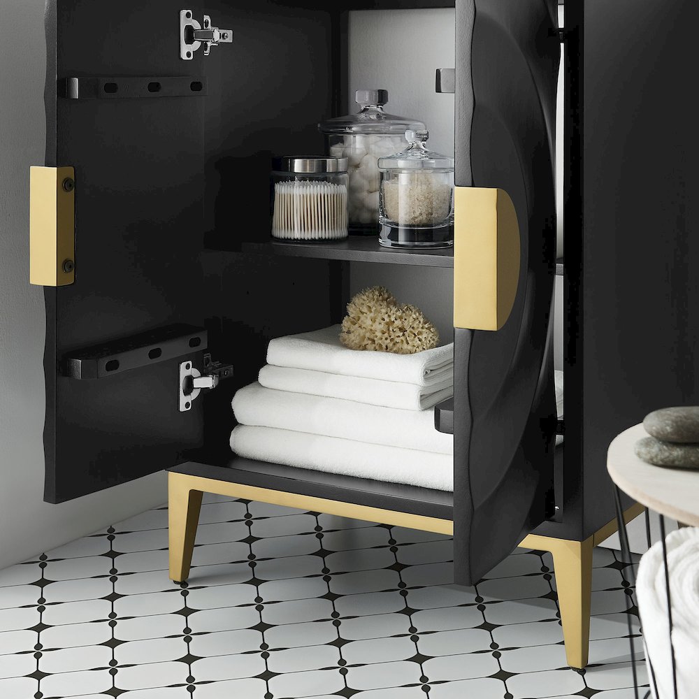 Beau 24" Wood Bathroom Vanity with Basin. Picture 11