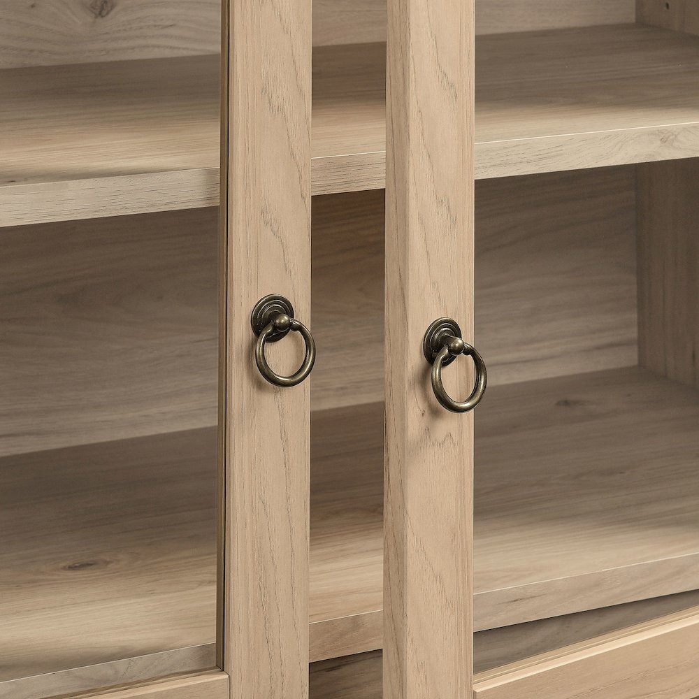 Nolan 74" Tall Wide Arched Storage Display Cabinet. Picture 8