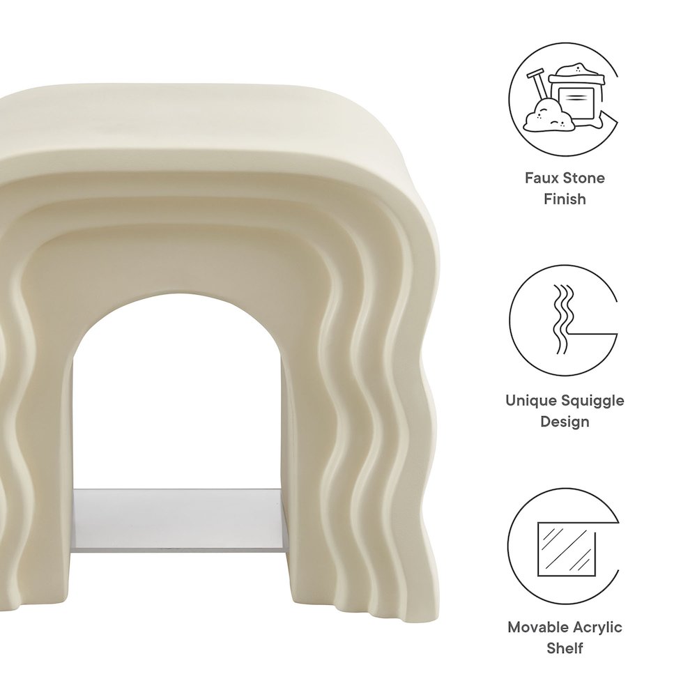 Jorin Squiggle Side Table. Picture 2