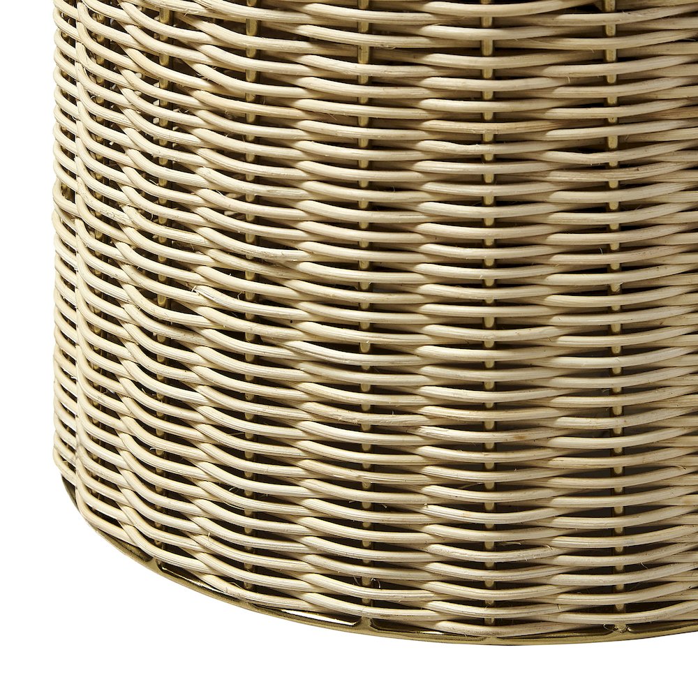 Lazaro Round Rattan Side Table. Picture 6