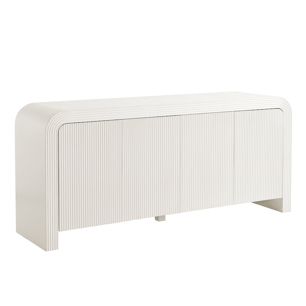Waterflute 70" Fluted Sideboard Cabinet. Picture 1