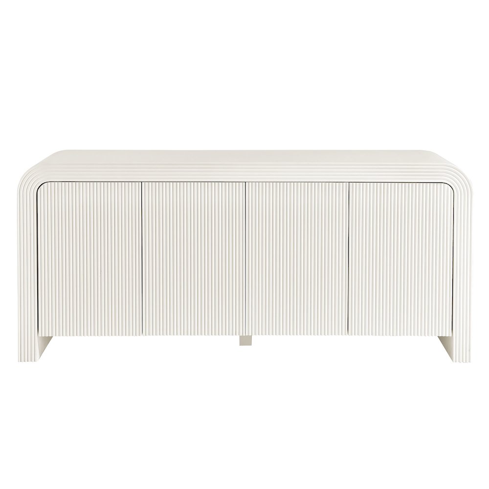Waterflute 70" Fluted Sideboard Cabinet. Picture 5