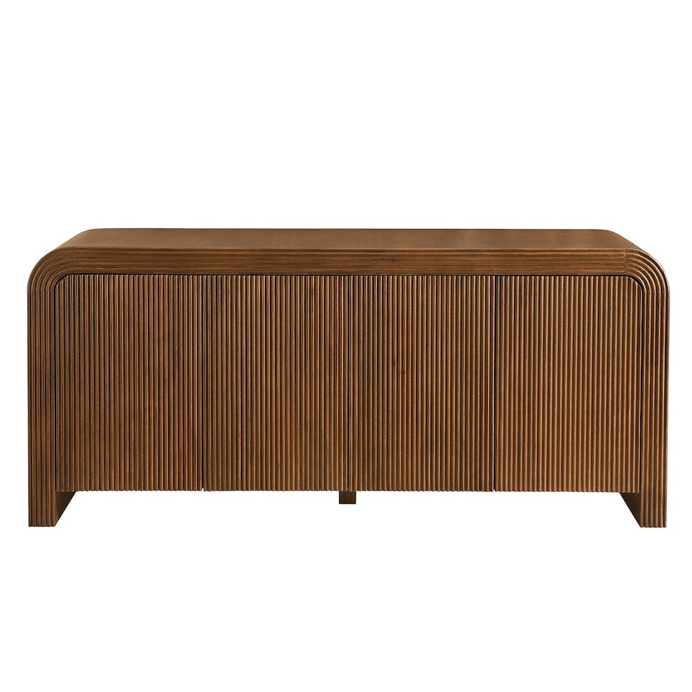 Waterflute 70" Fluted Sideboard Cabinet. Picture 5