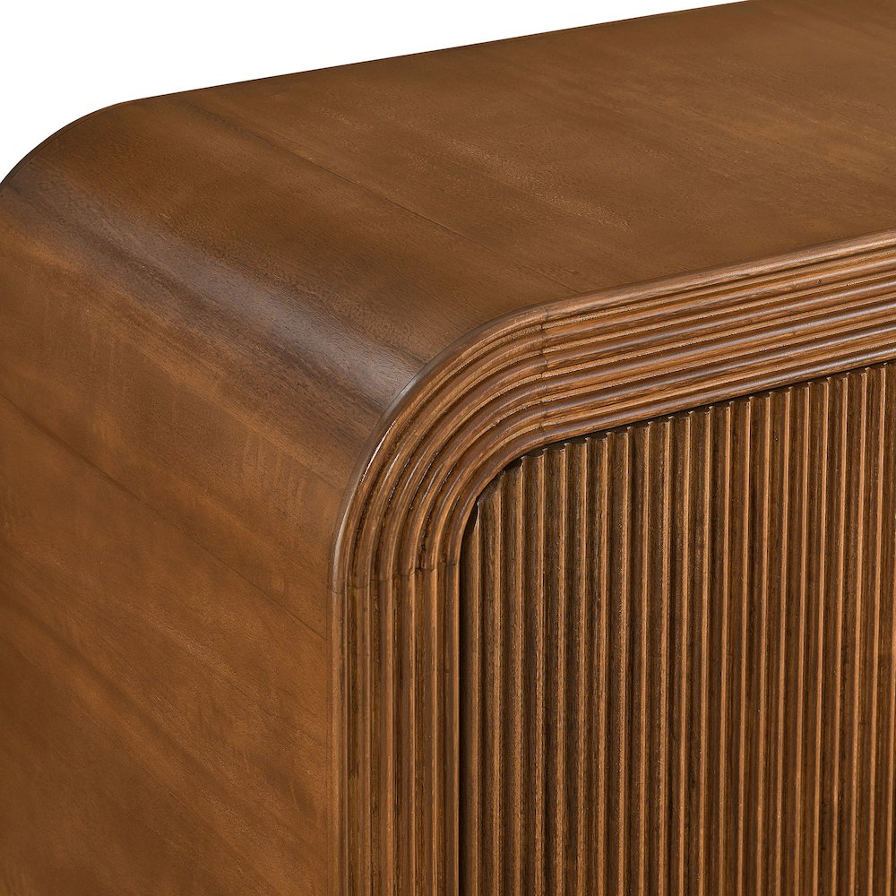 Waterflute 70" Fluted Sideboard Cabinet. Picture 7