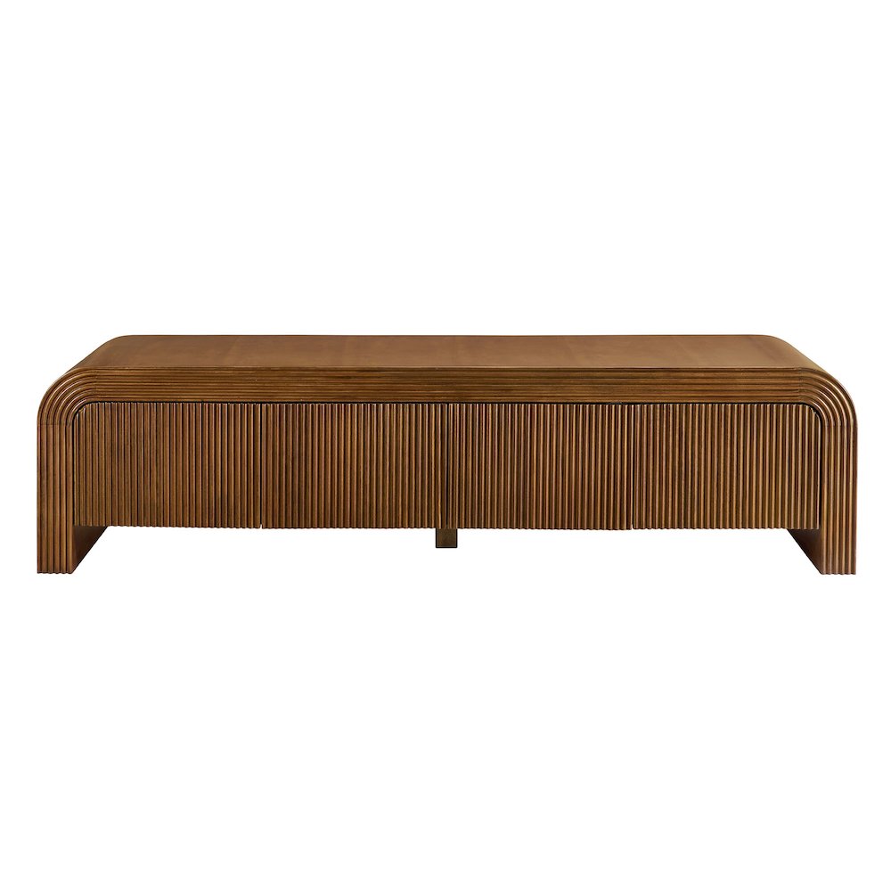 Waterflute 68" Fluted TV Stand. Picture 5