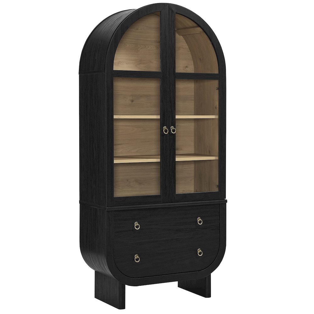 Nyx Arched Display Cabinet. Picture 1