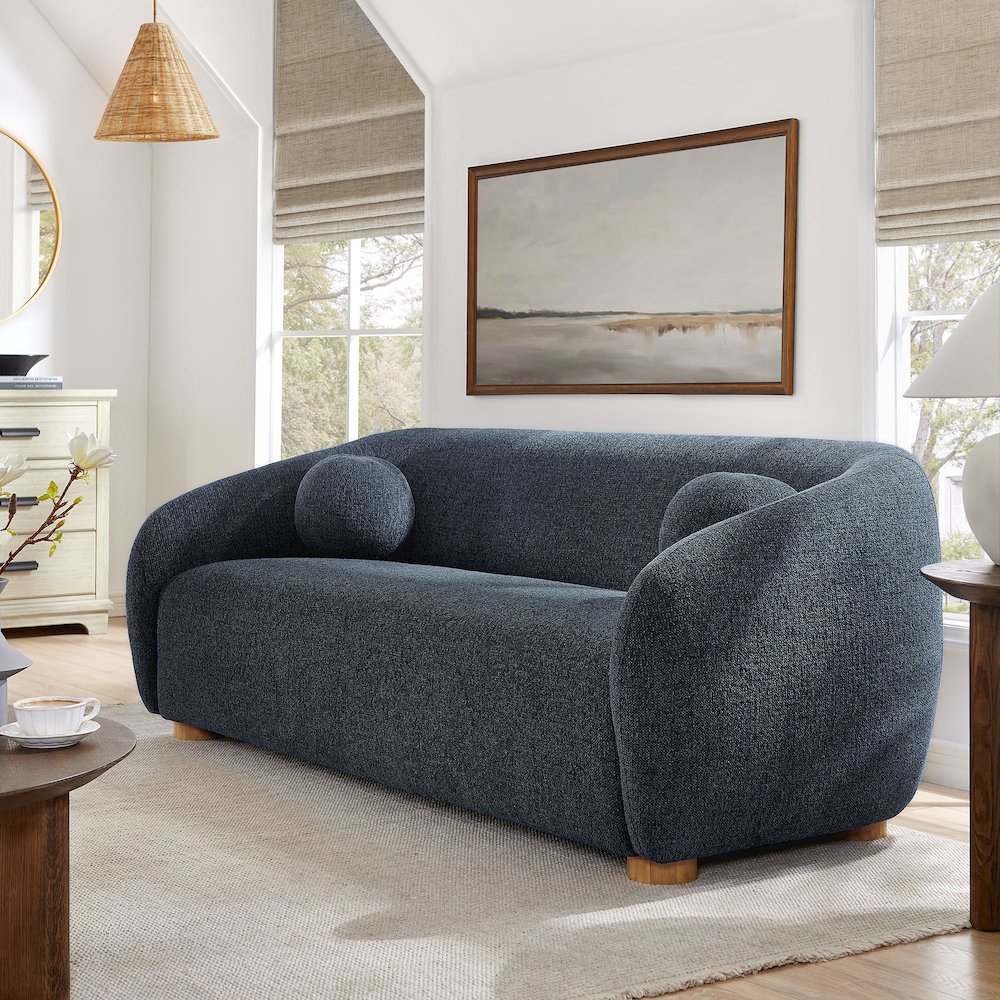 Holland 85" Chenille Fabric Sofa. Picture 9