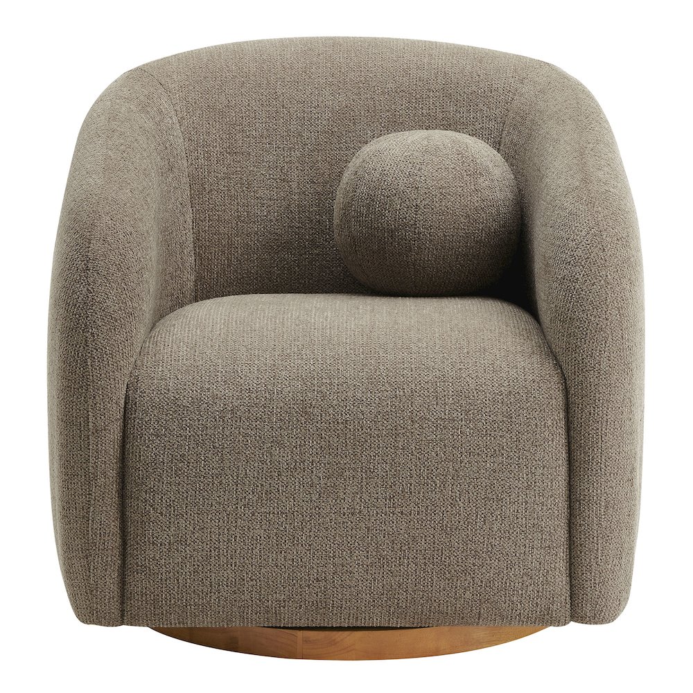 Holland Swivel Chenille Fabric Armchair. Picture 7