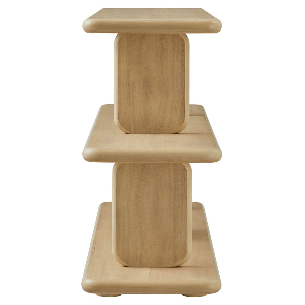 Lyle Sculptural 2-Tier Bookshelf. Picture 4