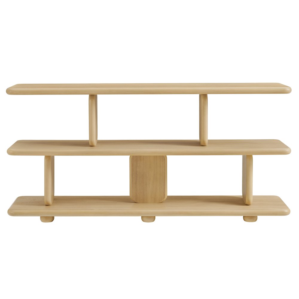 Lyle Sculptural 2-Tier Bookshelf. Picture 5