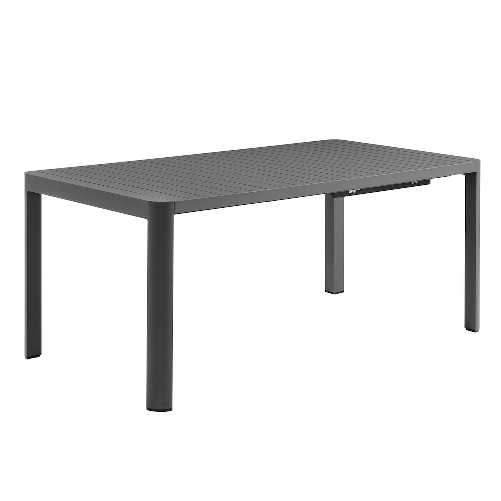 Tahoe Outdoor Patio Aluminum Extendable Dining Table. Picture 1