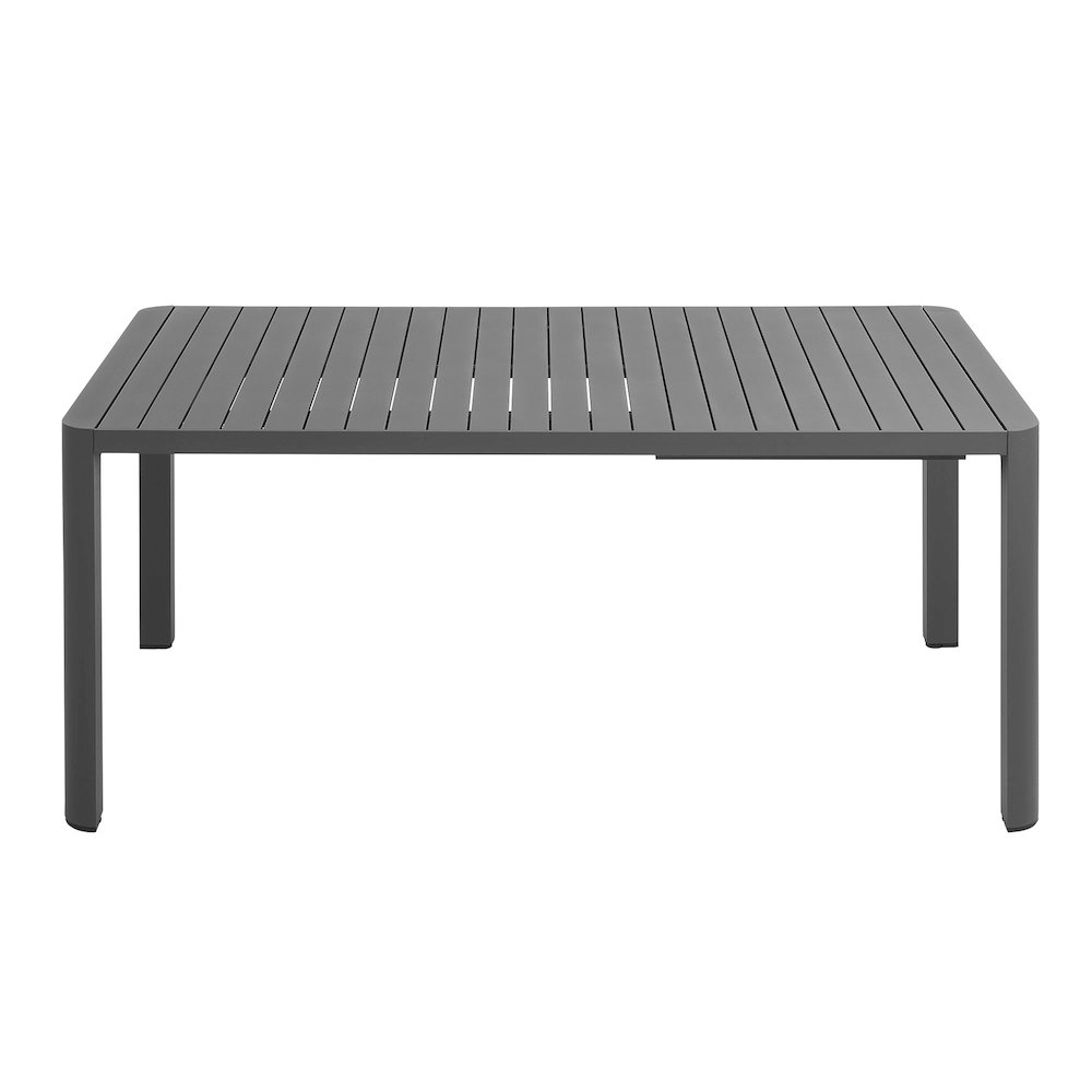 Tahoe Outdoor Patio Aluminum Extendable Dining Table. Picture 5