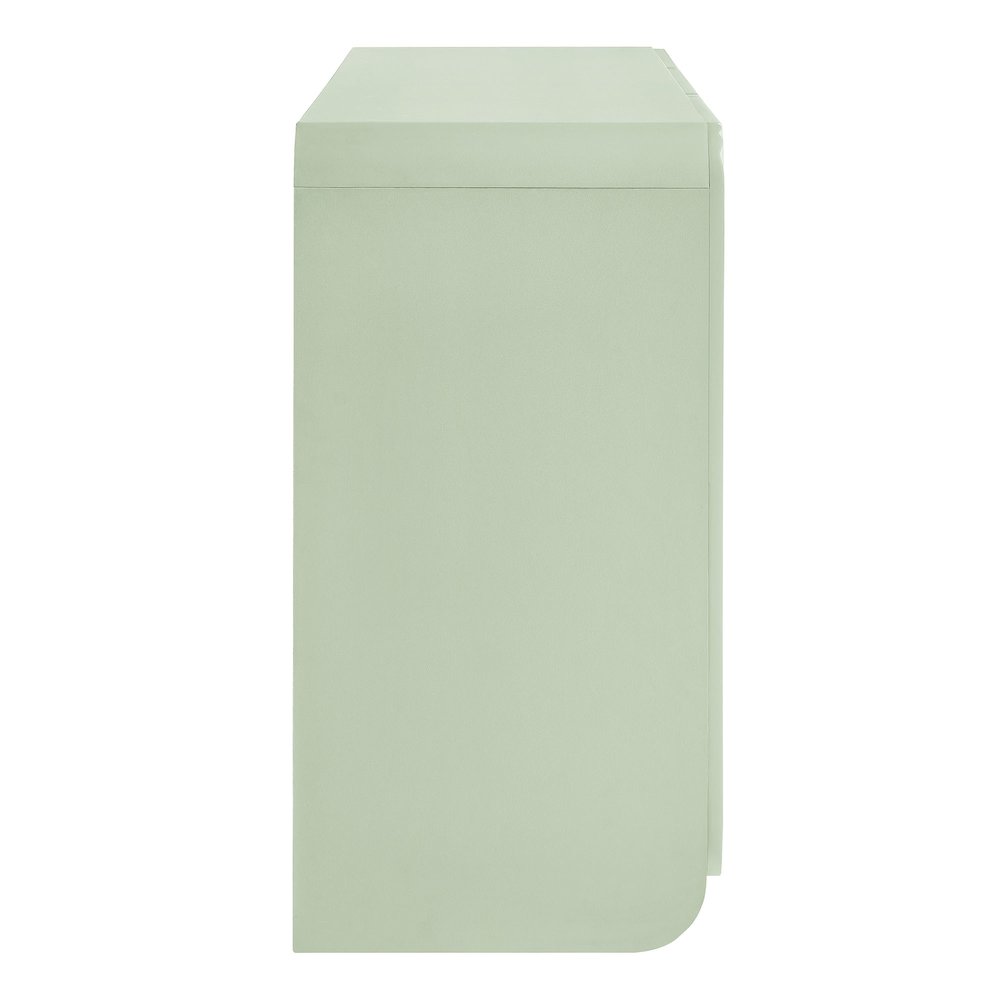 Dahlia Fluted and Scalloped Sideboard Storage Cabinet. Picture 4