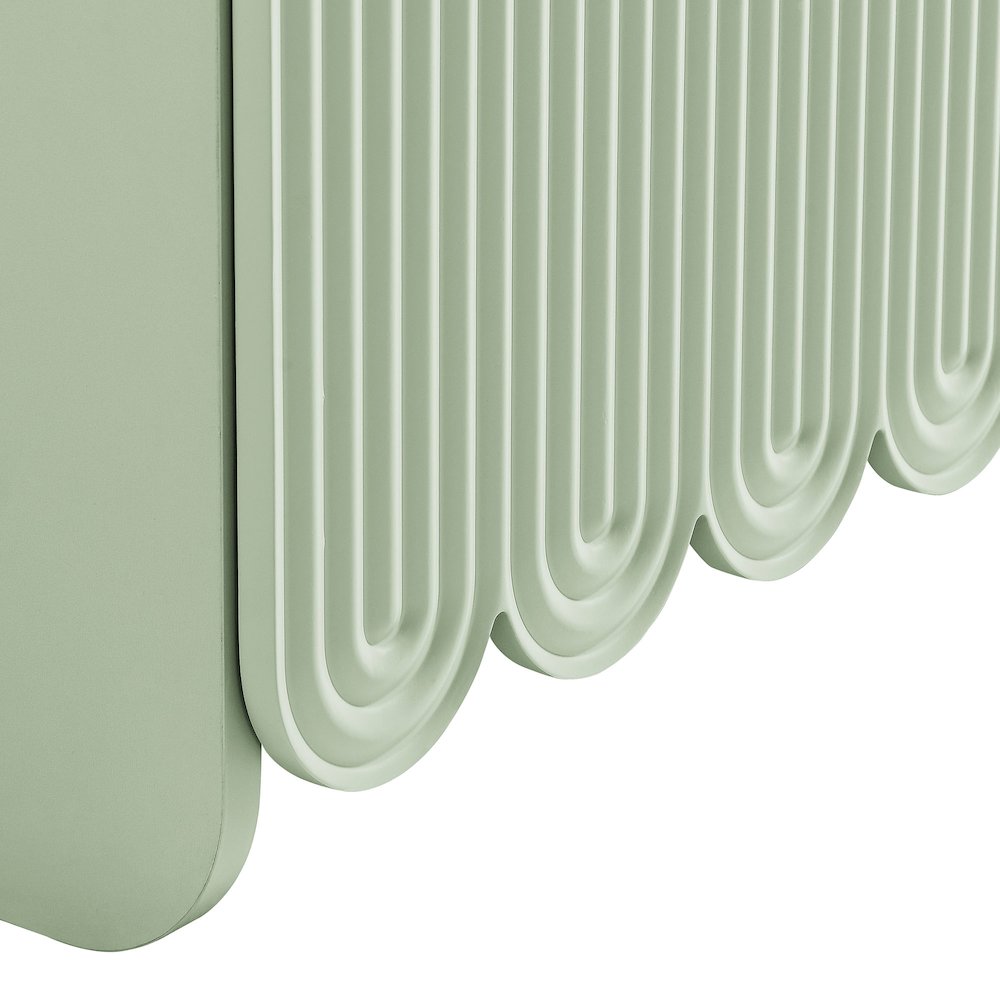 Dahlia Fluted and Scalloped Sideboard Storage Cabinet. Picture 7