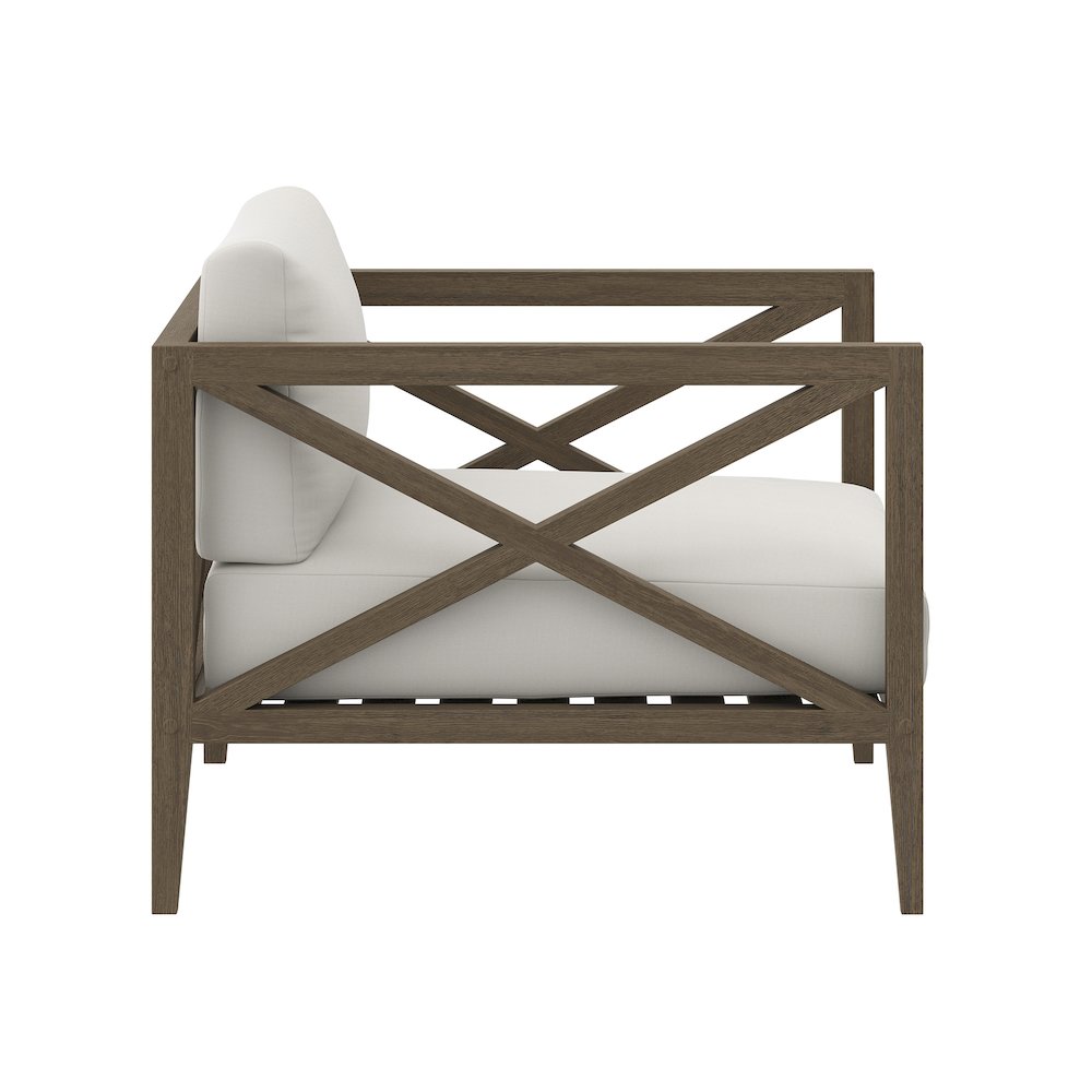 Northlake Outdoor Patio Teak Armchair. Picture 4