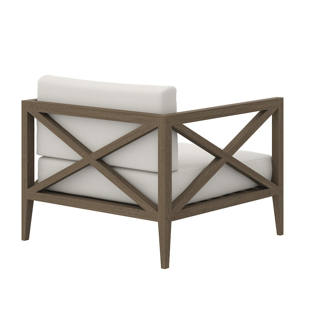 Northlake Outdoor Patio Teak Armchair. Picture 5