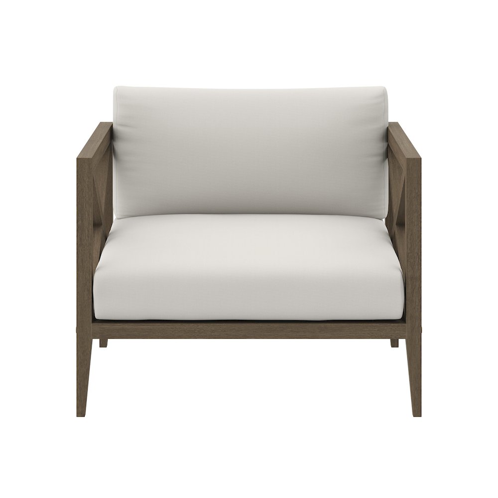 Northlake Outdoor Patio Teak Armchair. Picture 6