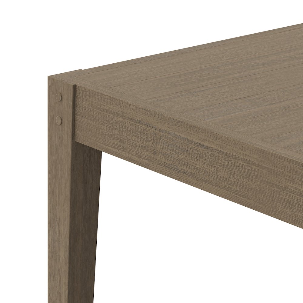 Northlake 83" Rectangular Outdoor Patio Teak Dining Table. Picture 7