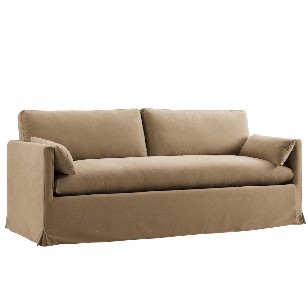 Wellfleet 85" Slipcovered Fabric Sofa. Picture 1