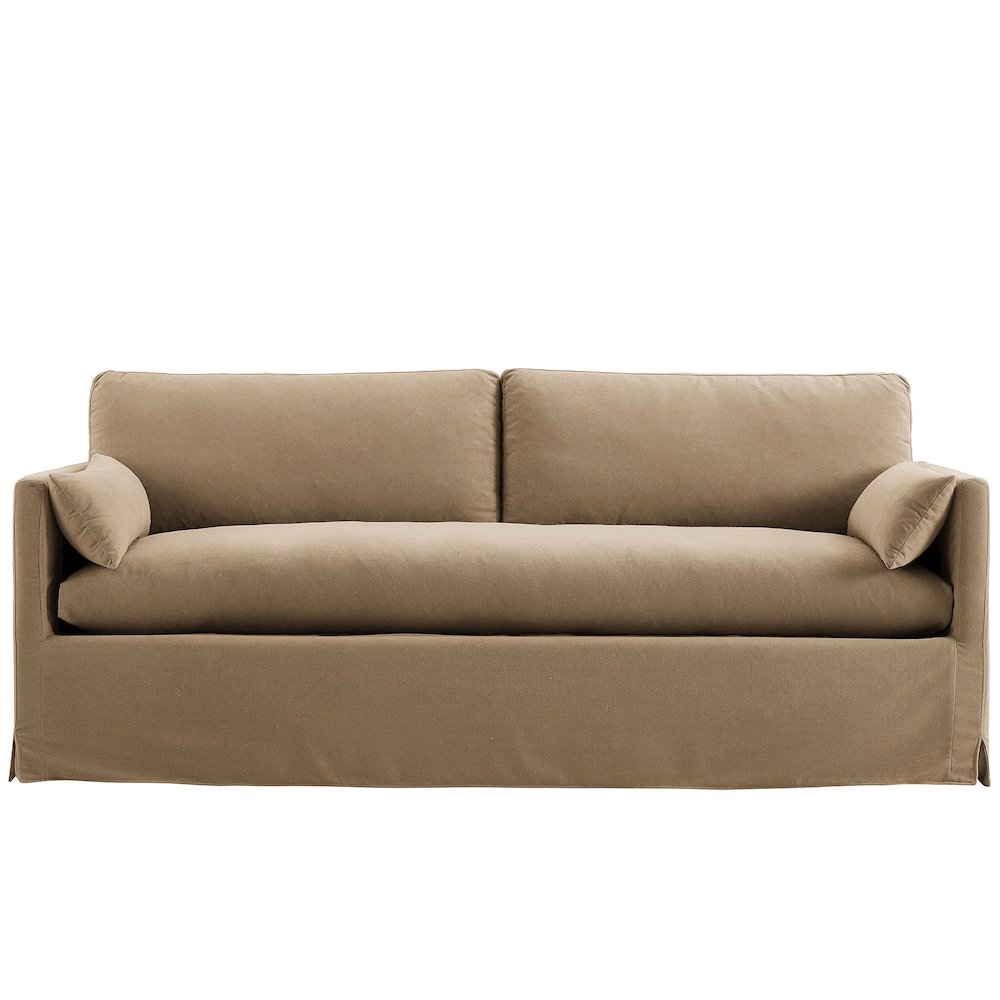 Wellfleet 85" Slipcovered Fabric Sofa. Picture 6