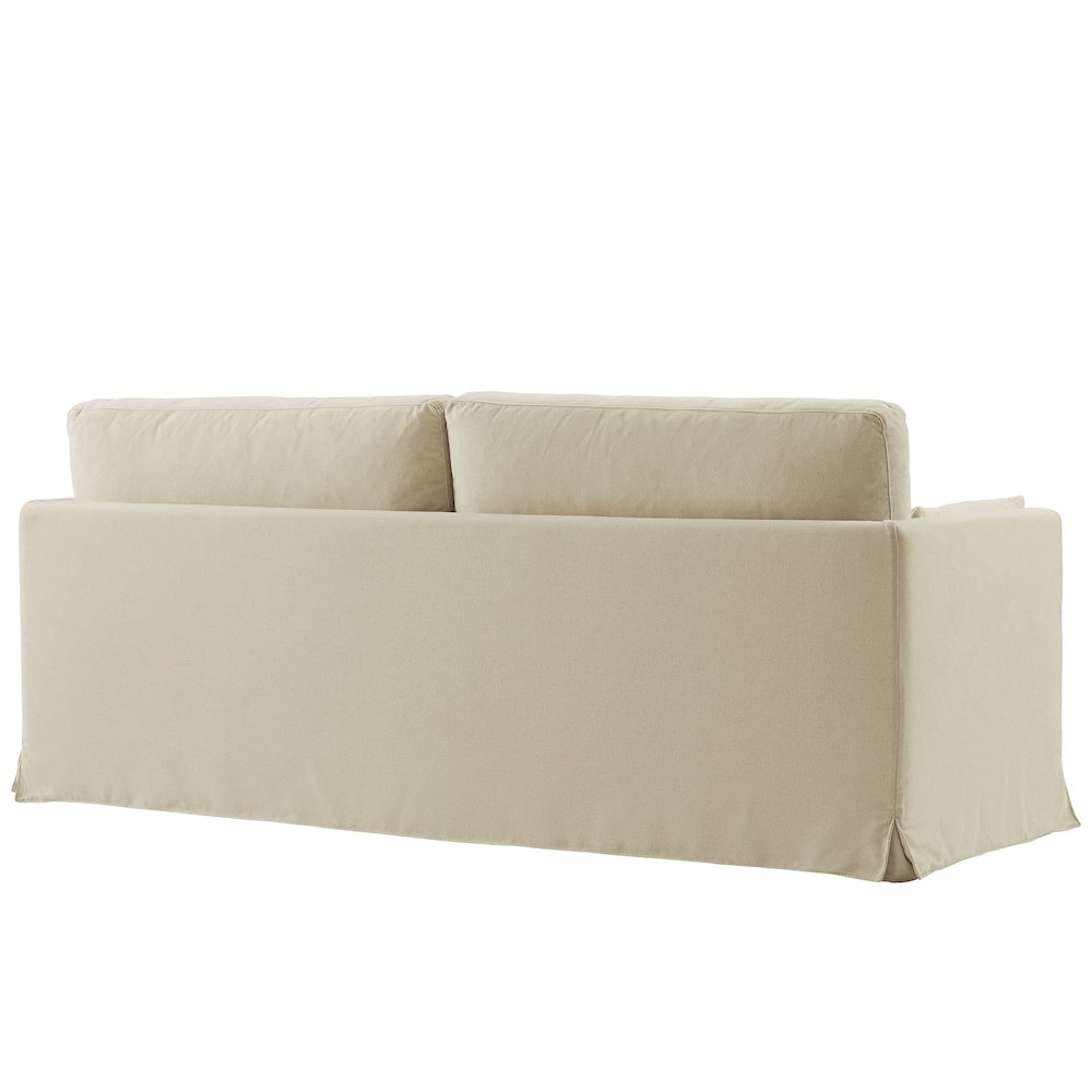 Wellfleet 85" Slipcovered Fabric Sofa. Picture 5