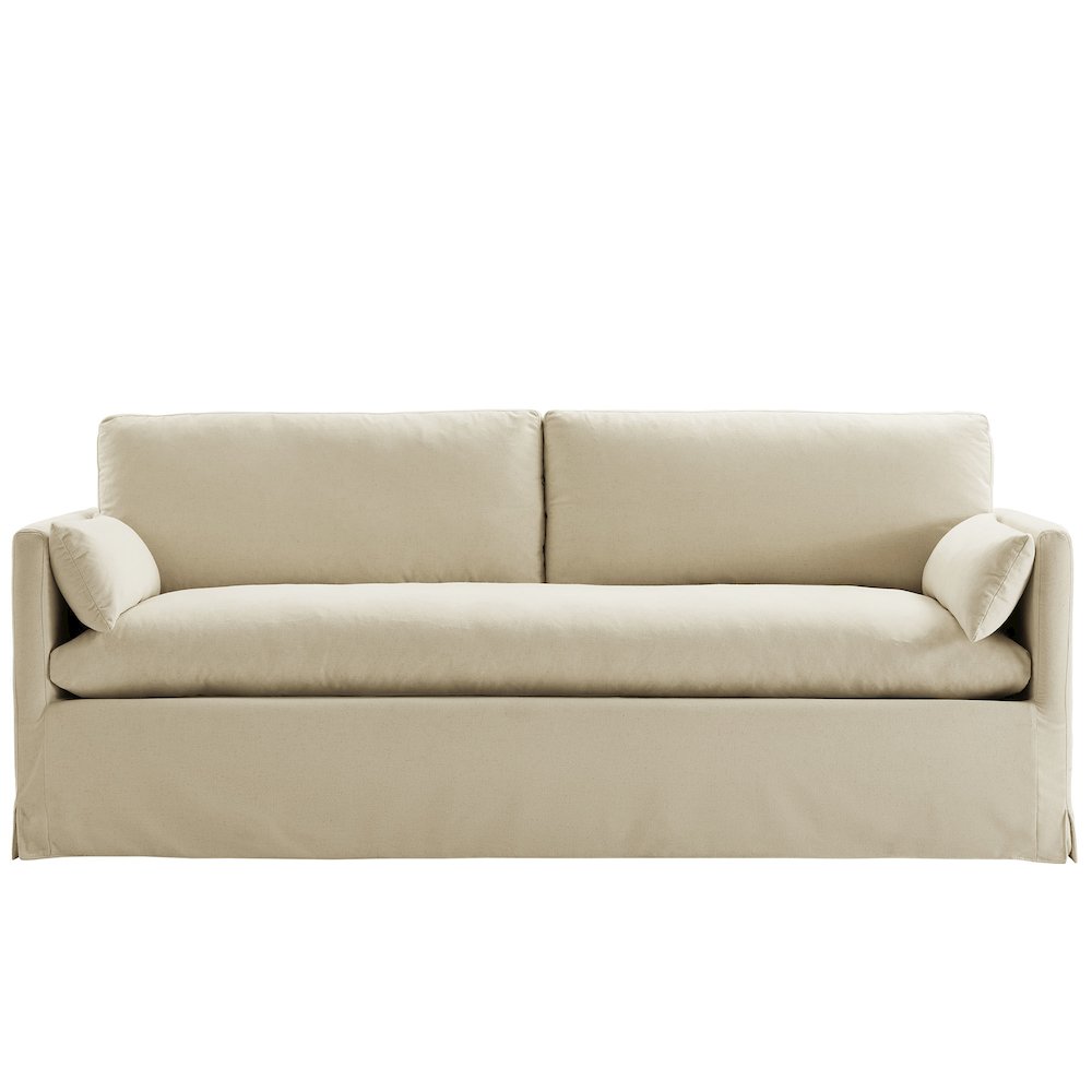 Wellfleet 85" Slipcovered Fabric Sofa. Picture 6