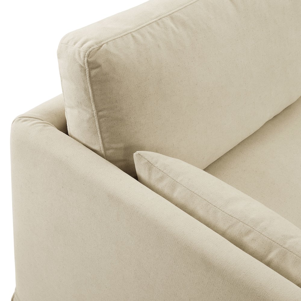 Wellfleet 85" Slipcovered Fabric Sofa. Picture 7