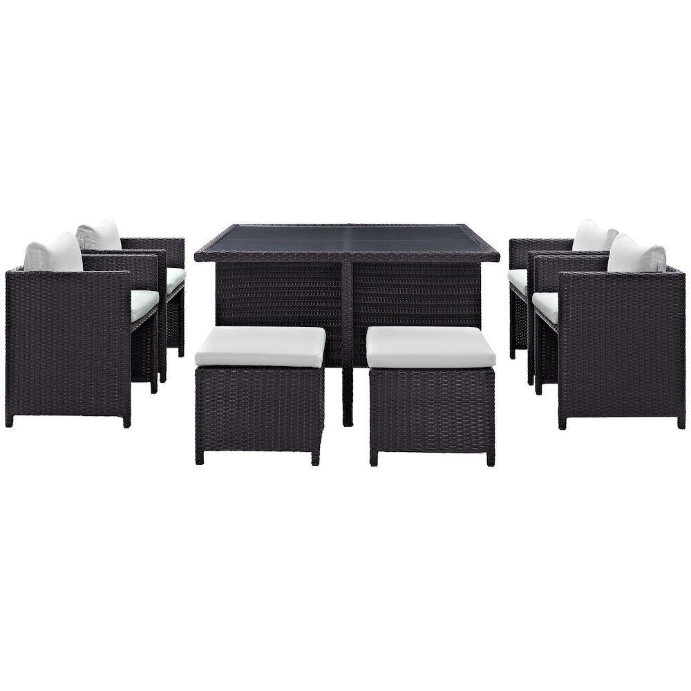 Inverse 9 Piece Outdoor Patio Dining Set. Picture 2