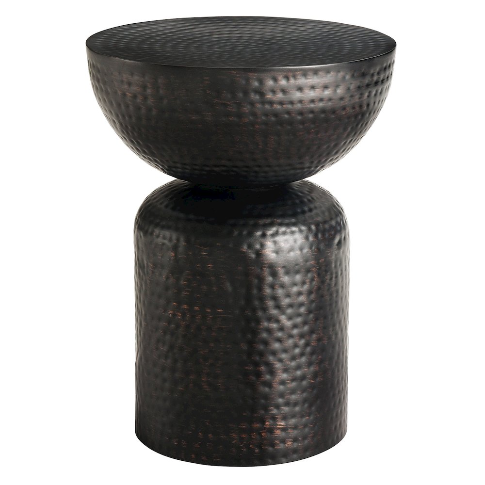 Mella Metal Hammered Side Table. Picture 1