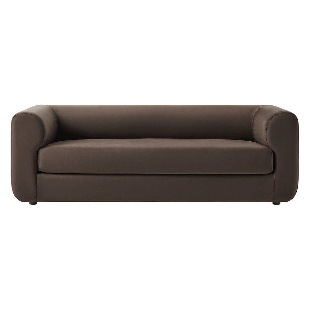 Leif 89" Performance Velvet Upholstered Sofa. Picture 6
