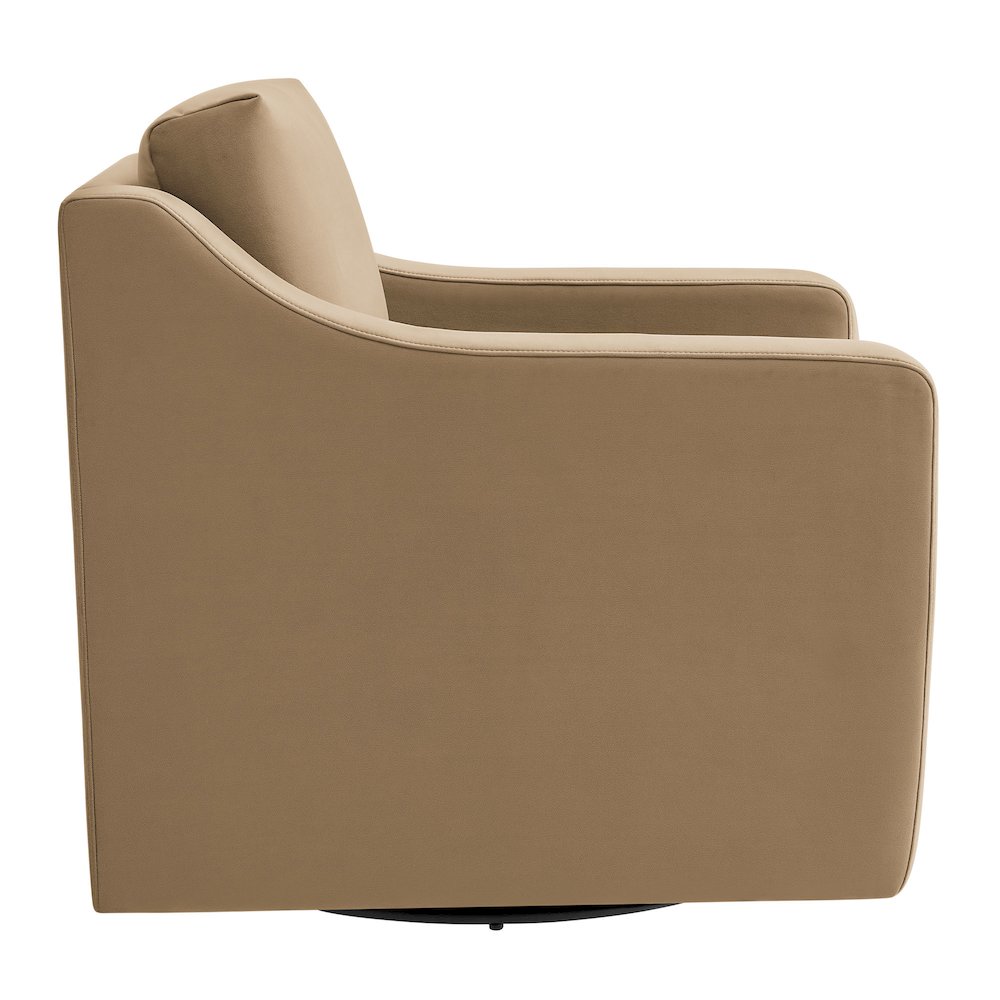 Liora Performance Velvet Armchair. Picture 4